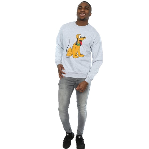 Disney Mens Classic Pluto Sweatshirt