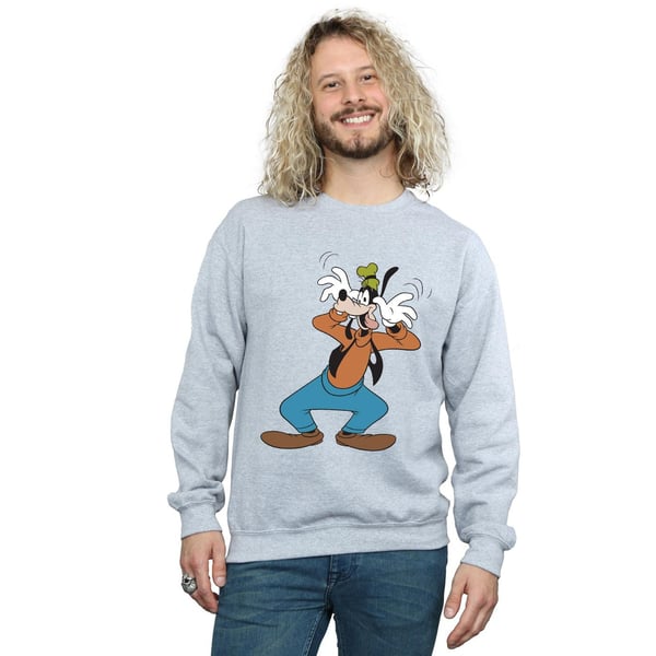 Disney Mens Crazy Goofy Sweatshirt
