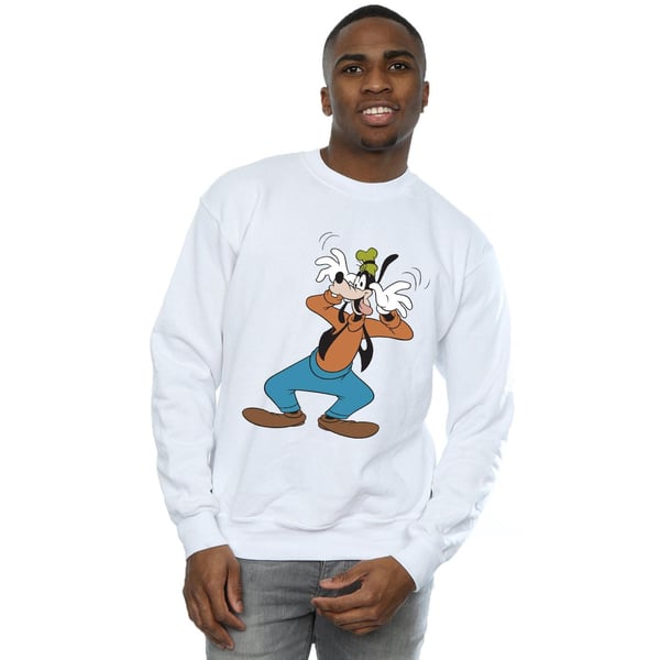 Disney Mens Crazy Goofy Sweatshirt