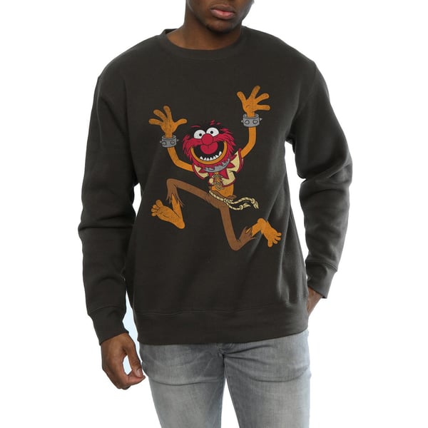 The Muppets Mens Classic Animal Heather Sweatshirt