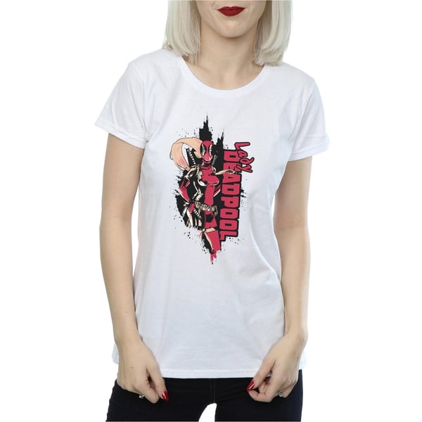 Marvel Womens/Ladies Deadpool Lady Deadpool Cotton T-Shirt