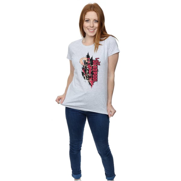 Marvel Womens/Ladies Deadpool Lady Deadpool Cotton T-Shirt