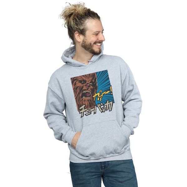 Star Wars Mens Chewbacca Roar Pop Art Hoodie
