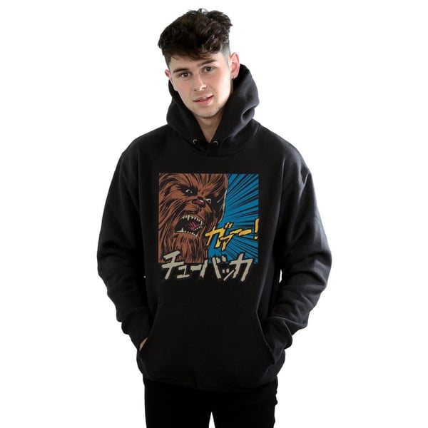 Star Wars Mens Chewbacca Roar Pop Art Hoodie