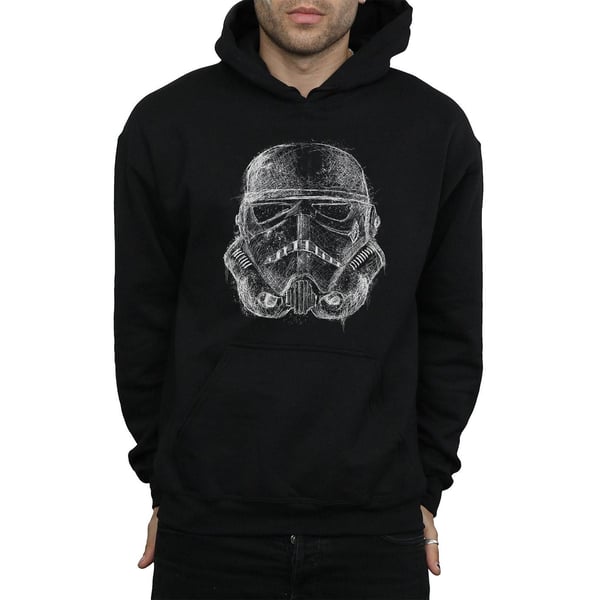 Star Wars Miesten Stormtrooper Scribble Kypärähuppari