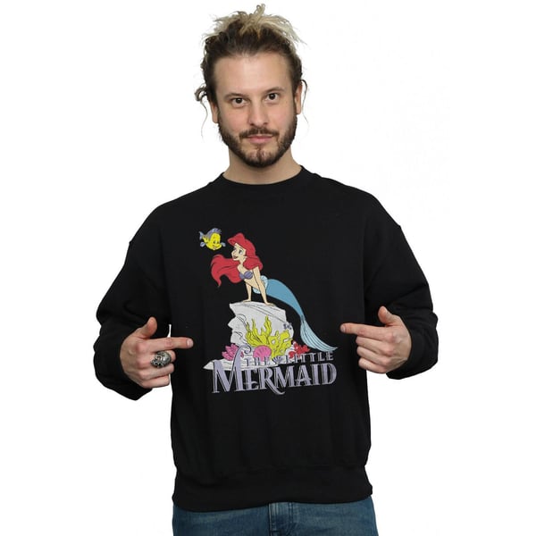 Disney Mens The Little Mermaid Sea Friend Sweatshirt