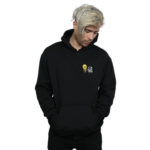 Star Wars Mens Resistance Droids Chest Print Hoodie