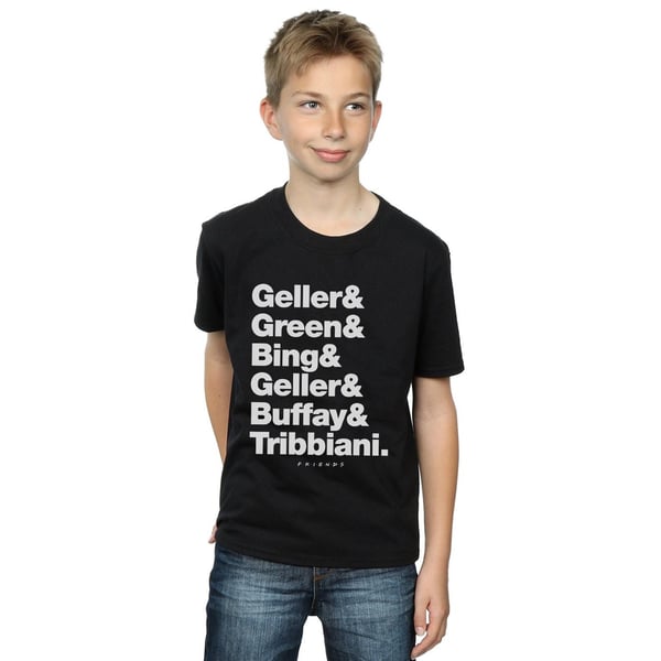 Friends Boys Surnames Text T-Shirt