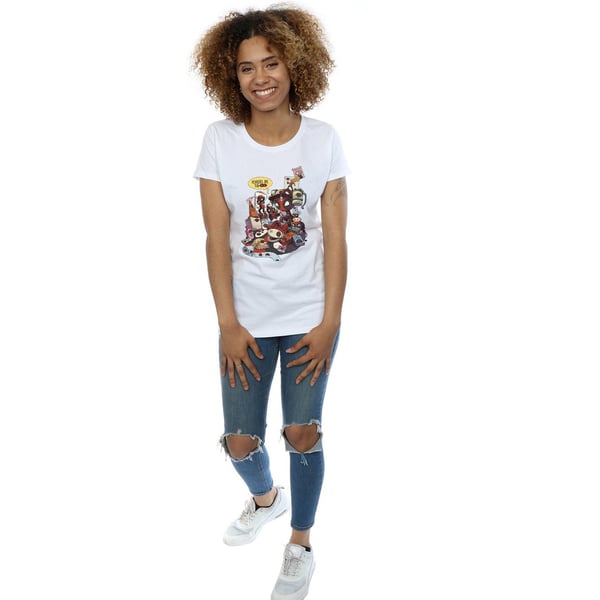 Marvel Womens/Ladies Deadpool Merchandise Royalties Cotton T-Shirt