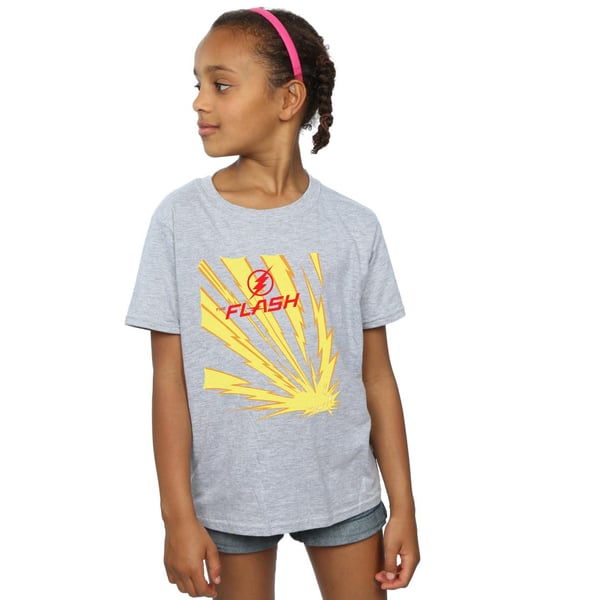 DC Comics Girls The Flash Lightning Bolts Cotton T-Shirt