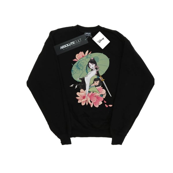 Disney Mens Mulan Magnolia Collage Sweatshirt