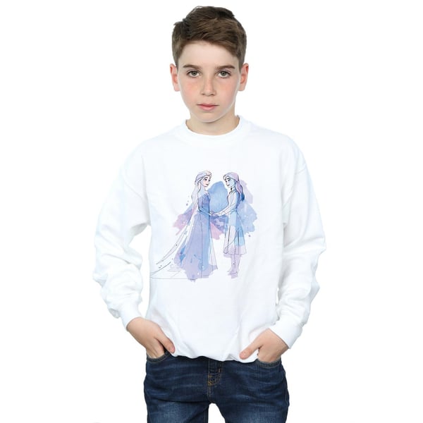 Disney Boys Frozen 2 Elsa Anna Sisters Sketch Sweatshirt