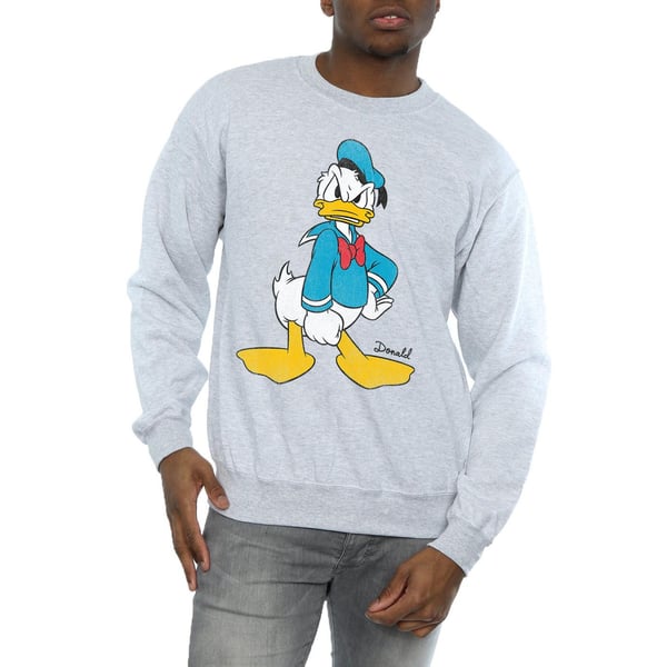 Disney Mens Angry Donald Duck Sweatshirt