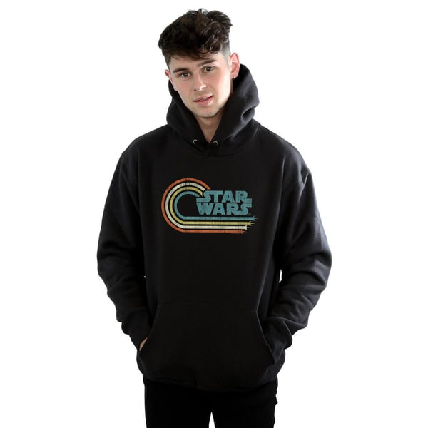 Star Wars Miesten Retro Wave Logo Huppari