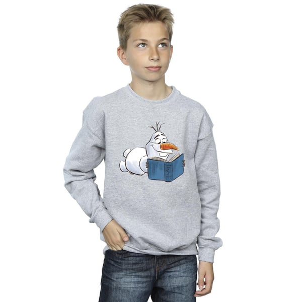 Disney Boys Frozen Olaf Reading Sweatshirt