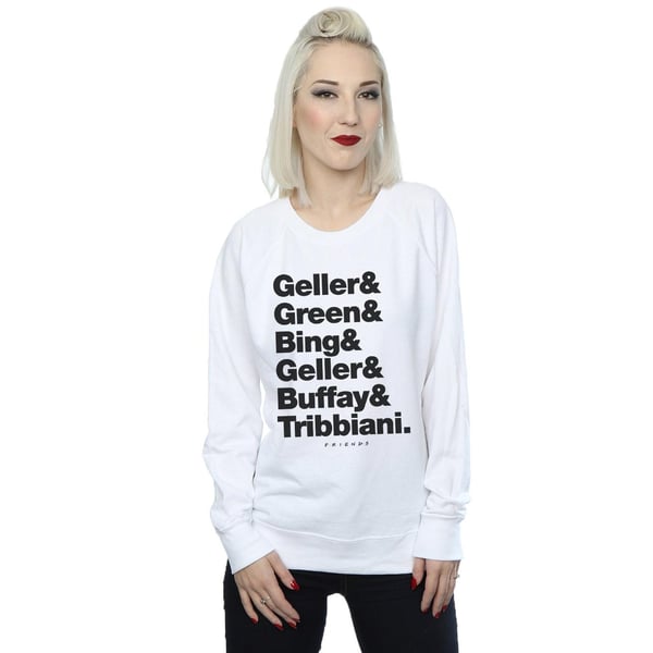 Friends Womens/Ladies Surnames Text Sweatshirt