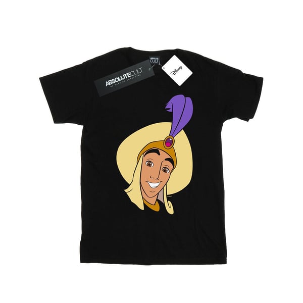 Disney Womens/Ladies Aladdin Prince Ali Face Cotton Boyfriend T-Shirt