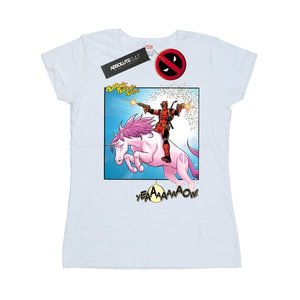 Marvel Naisten Deadpool Hey You Puuvillainen T-paita