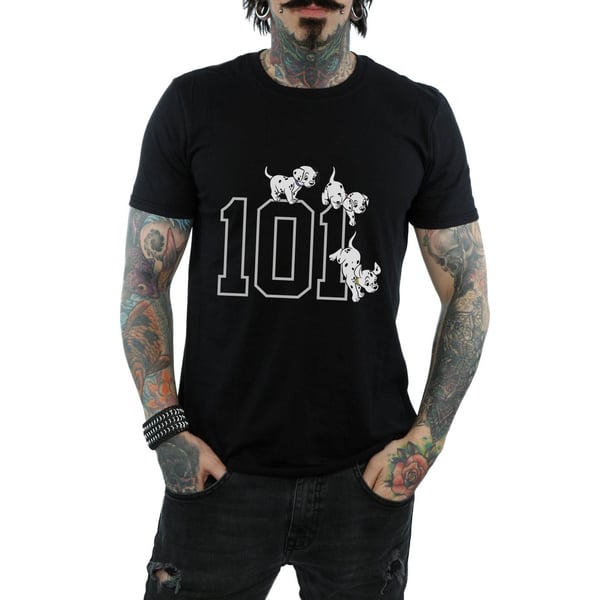 Disney Mens 101 Dalmatians 101 Doggies T-Shirt