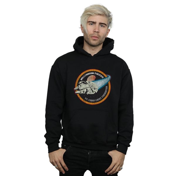 Star Wars Mens Millennium Falcon Badge Hoodie