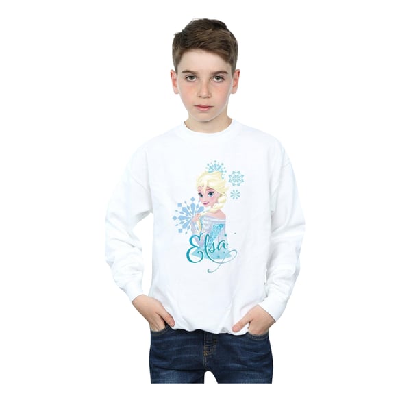 Disney Boys Frozen Elsa Snowflakes Sweatshirt