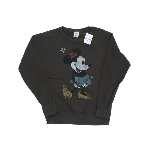 Disney Womens/Ladies Classic Minnie Mouse Heather Sweatshirt