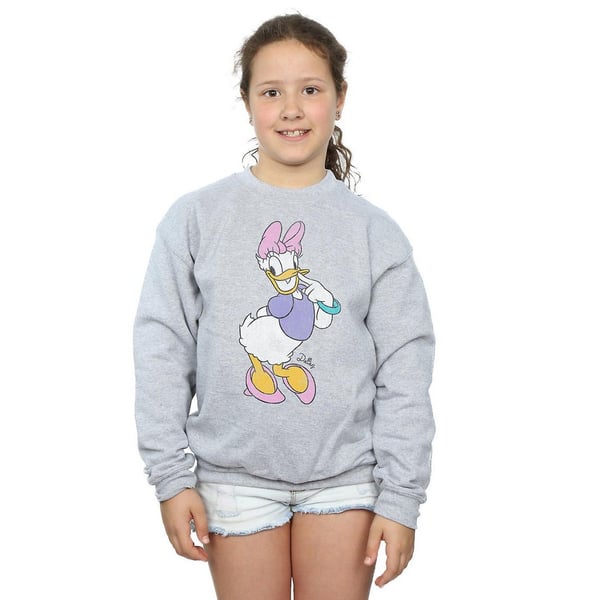 Disney Girls Classic Daisy Duck Sweatshirt