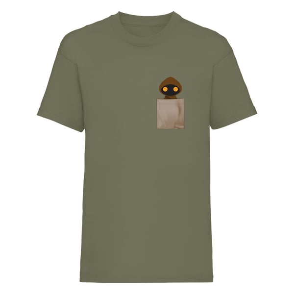 Star Wars Unisex Jawa lomme-T-shirt til voksne Star Wars Unisex Jawa lomme-T-shirt til voksne