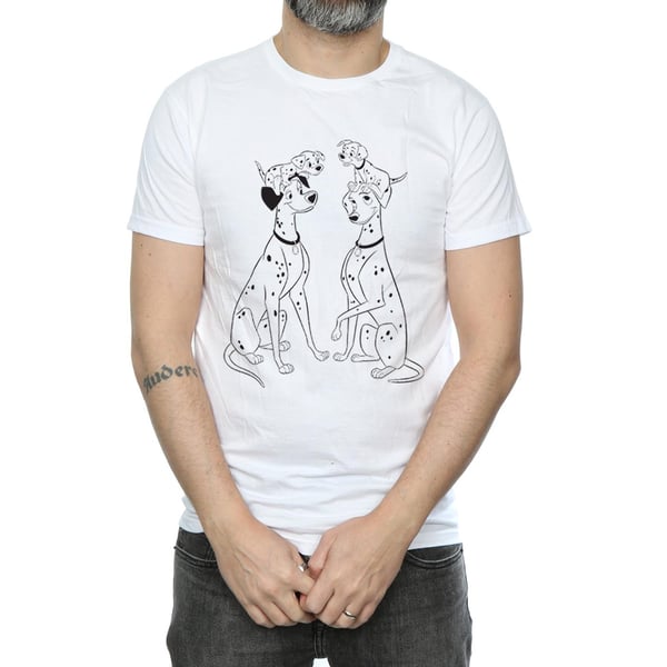 Disney Miesten 101 dalmatialaista perhe T-paita