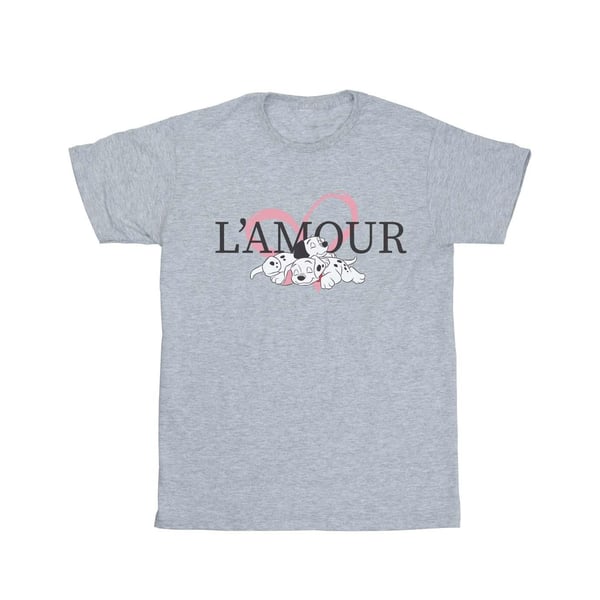 Disney Womens/Ladies 101 Dalmatians L´Amour Cotton Boyfriend T-Shirt