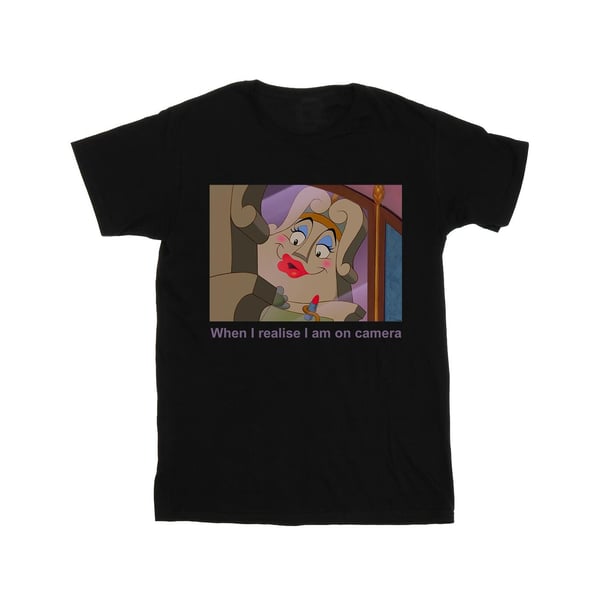 Disney Womens/Ladies Beauty And The Beast Madame De La Grande Bouche Cotton Boyfriend T-Shirt