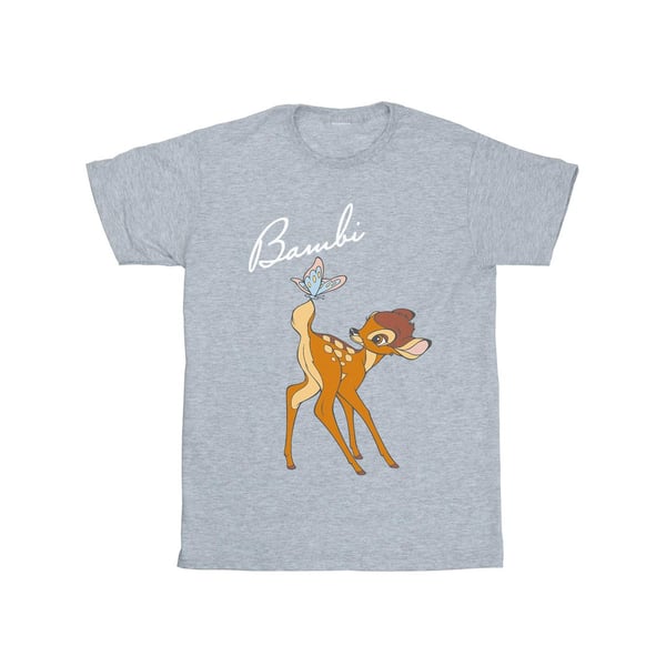 Disney Womens/Ladies Bambi Butterfly Tail Cotton Boyfriend T-Shirt