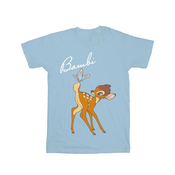 Disney Womens/Ladies Bambi Butterfly Tail Cotton Boyfriend T-Shirt