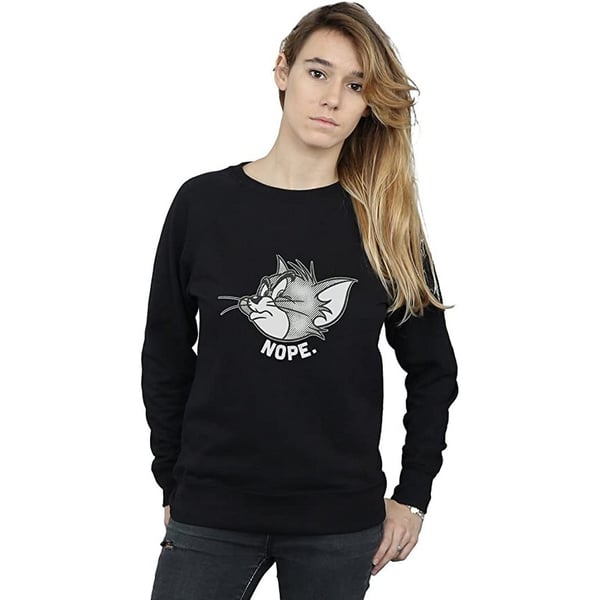 Tom and Jerry Womens/Ladies Nope Face Sweatshirt