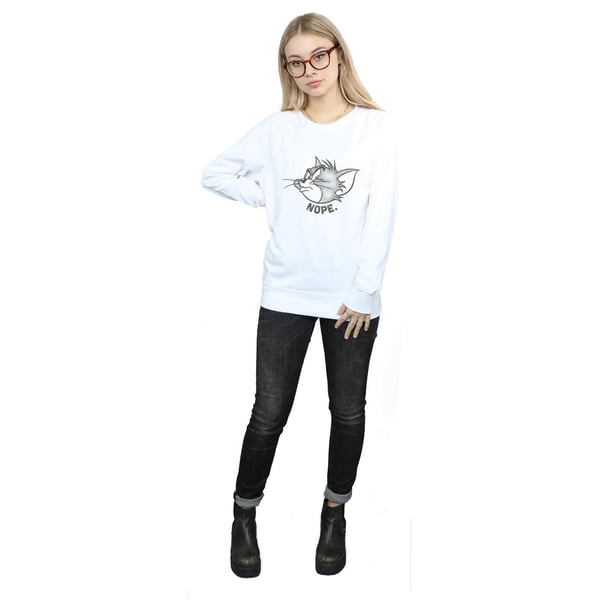 Tom and Jerry Womens/Ladies Nope Face Sweatshirt