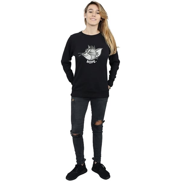 Tom and Jerry Womens/Ladies Nope Face Sweatshirt