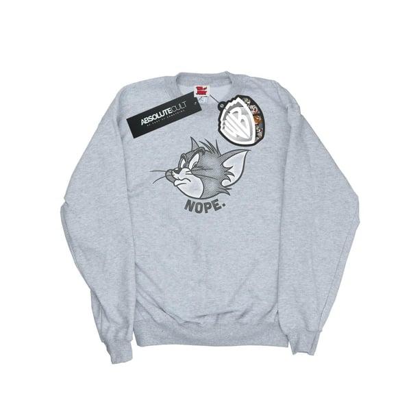 Tom and Jerry Womens/Ladies Nope Face Sweatshirt