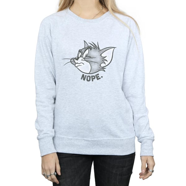 Tom and Jerry Womens/Ladies Nope Face Sweatshirt
