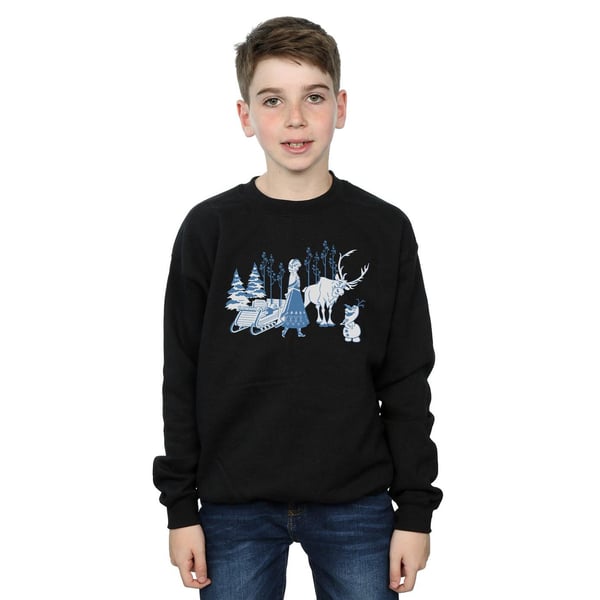Disney Boys Frozen Anna Sven And Olaf Sweatshirt