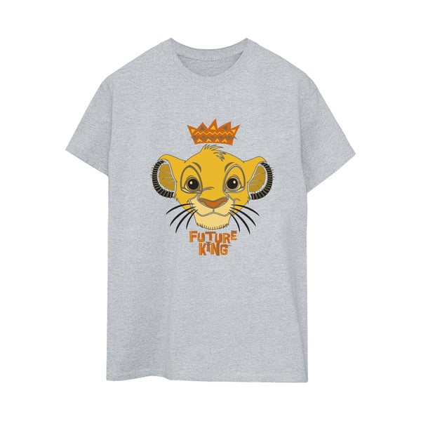 Disney Womens/Ladies The Lion King Future King Cotton Boyfriend T-Shirt