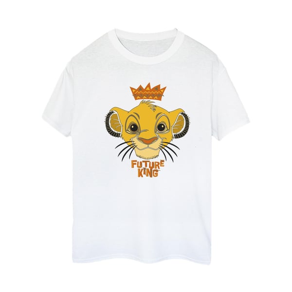 Disney Dam/Dam Lejonkungen Future King T-shirt i bomull med boyfriend-passform