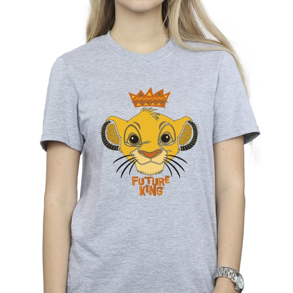 Disney Womens/Ladies The Lion King Future King Cotton Boyfriend T-Shirt