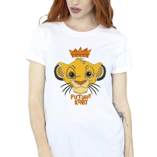 Disney Womens/Ladies The Lion King Future King Cotton Boyfriend T-Shirt