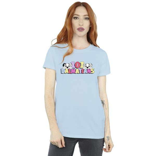 Disney Womens/Ladies 101 Dalmatians Multi Colour Cotton Boyfriend T-Shirt