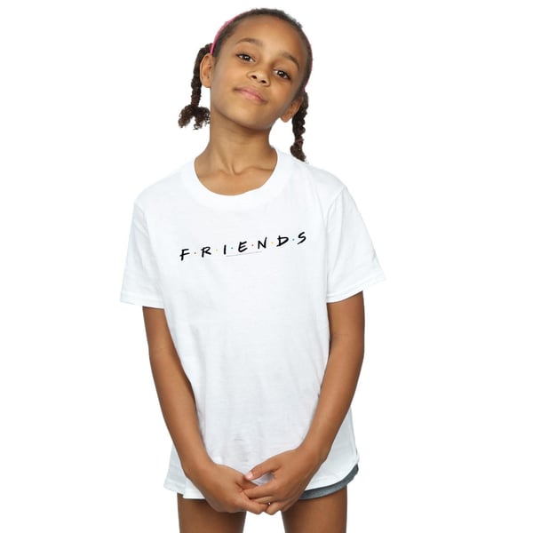 Friends Girls Text Logo Cotton T-Shirt