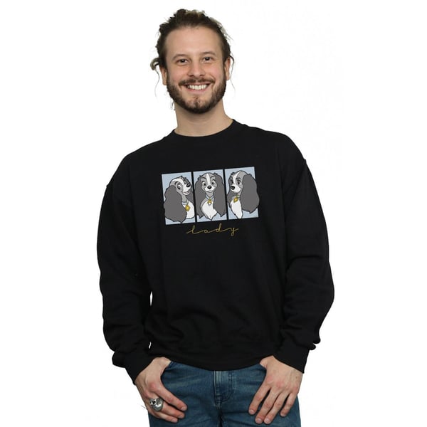 Disney Mens Lady And The Tramp Lady Frames Sweatshirt