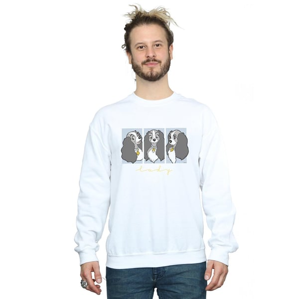 Disney Mens Lady And The Tramp Lady Frames Sweatshirt