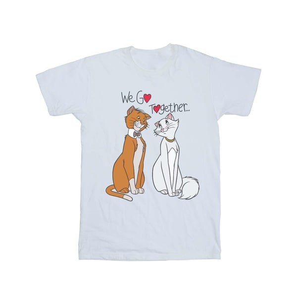 Disney Womens/Ladies The Aristocats We Go Together Cotton Boyfriend T-Shirt