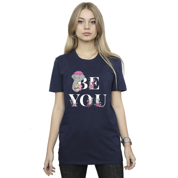 Disney Womens/Ladies Dumbo Be You Cotton Boyfriend T-Shirt