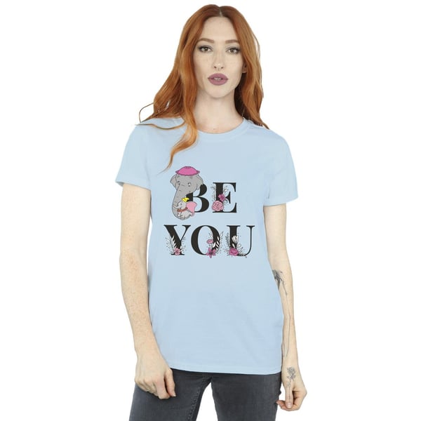 Disney Womens/Ladies Dumbo Be You Cotton Boyfriend T-Shirt